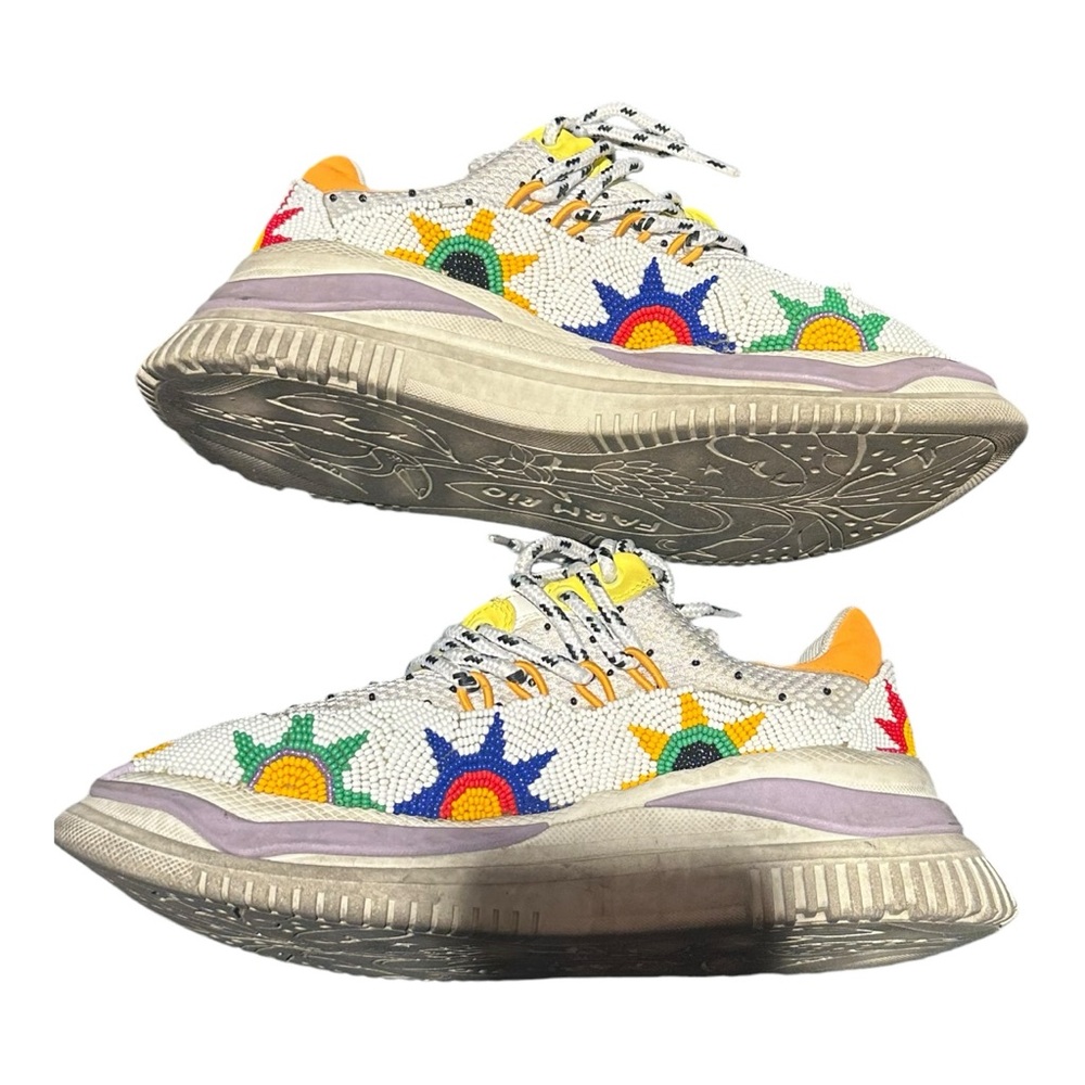 Farm Rio Colorful Beaded Platform Sneakers - Picture 2 of 10